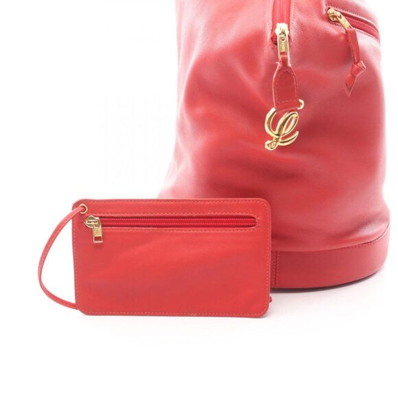 Loewe Backpack Anton Red Leather main image 8